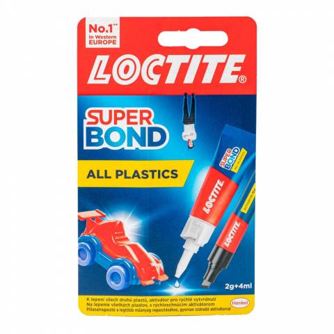 LOCTITE SUPER BOND PLASTIC 4ML+2GR 