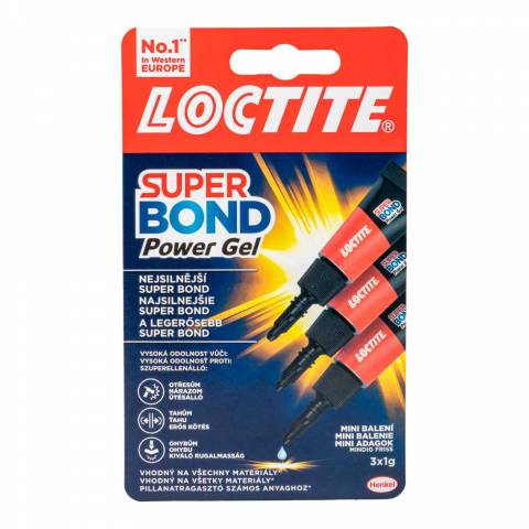 LOCTITE SUPER BOND POWERGEL TRIO 3x1GR 