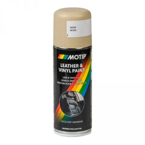 Motip Bőr és vinil festék spray bézs 200 ml