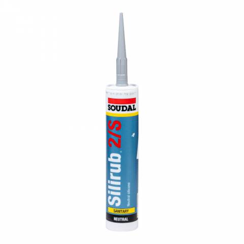 SOUDAL SILIRUB 2/S RAL9006 310ML