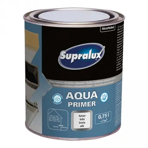 SUPRALUX AQUA PRIMER ALAPOZO FEHER 0.75L 