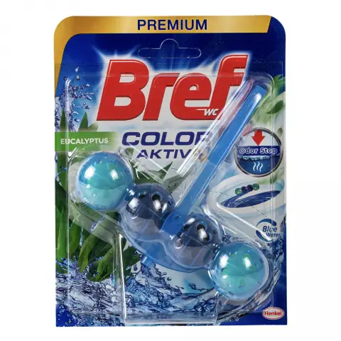 Bref Color Aktív WC-frissítő Eucalyptus 50 g