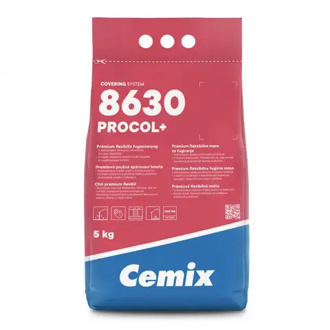 Cemix 8630 PROCOL+ prémium flexibilis fugázóanyag