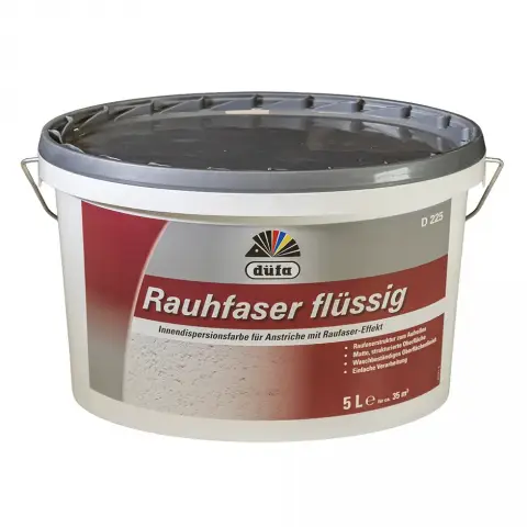 DUFA RAUHFASER FLUSIG WEIS  5L 
