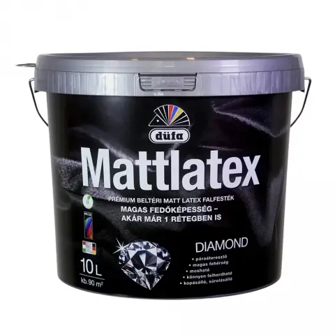 Düfa Diamond Mattlatex beltéri falfesték fehér 