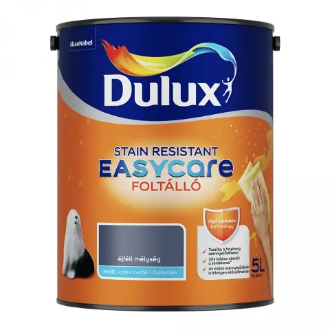 Dulux Easycare Foltálló beltéri falfesték éjféli mélység 5 l