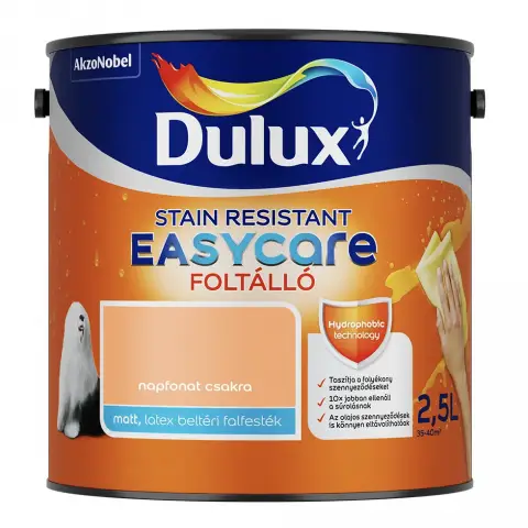 Dulux Easycare Foltálló beltéri falfesték napfonat csakra 2,5 l