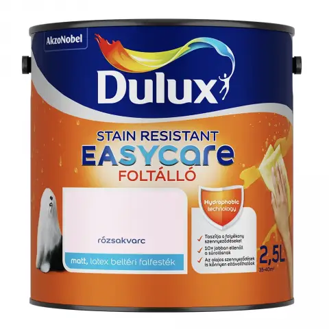 Dulux Easycare foltálló beltéri falfesték rózsakvarc 2,5 l