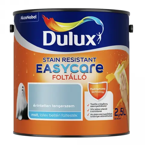 Dulux Easycare Foltálló beltéri falfesték érintetlen tengerszem 2,5 l