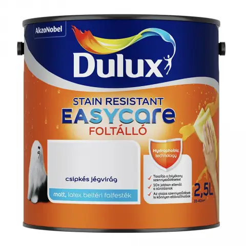Dulux Easycare Foltálló beltéri falfesték csipkés jégvirág 2,5 l