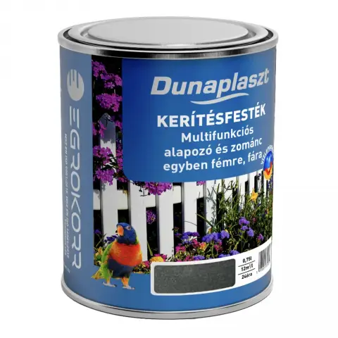 Dunaplaszt Multifunkciós Kerítésfesték grafit 0,75 l