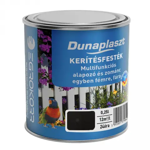 Dunaplaszt Multifunkciós Kerítésfesték barna-CK 0,25 l