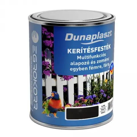 Dunaplaszt Multifunkciós Kerítésfesték barna-CK 0,75 l