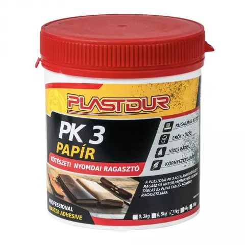 Plastdur PK-3 papír kötészeti nyomdai ragasztó 1 kg