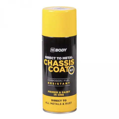 HB Body Chassis Coat 410 korróziógátló 3in1 spray RAL1018 cinksárga 400 ml