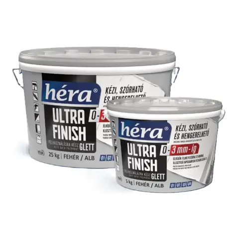 Héra Ultra Finish beltéri diszperziós glett