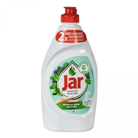 Jar folyékony mosogatószer sensitive teafa és menta 450 ml