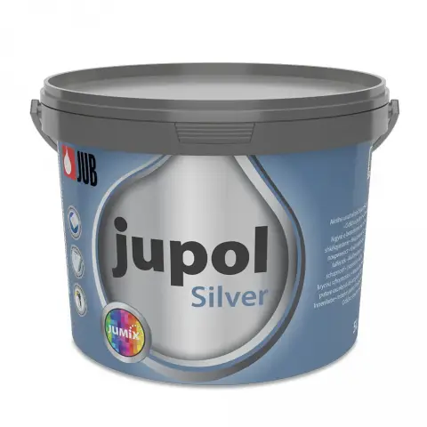 Jupol Silver beltéri falfesték fehér 5 l