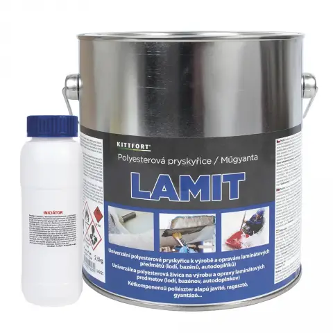 Kittfort Lamit 109 poliészteres gyanta edzővel 2,5 kg