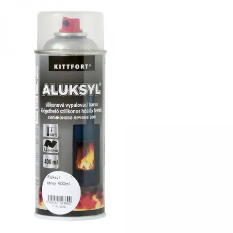 Kittfort Aluksyl szilikonos hőálló festék spray antracit 400 ml