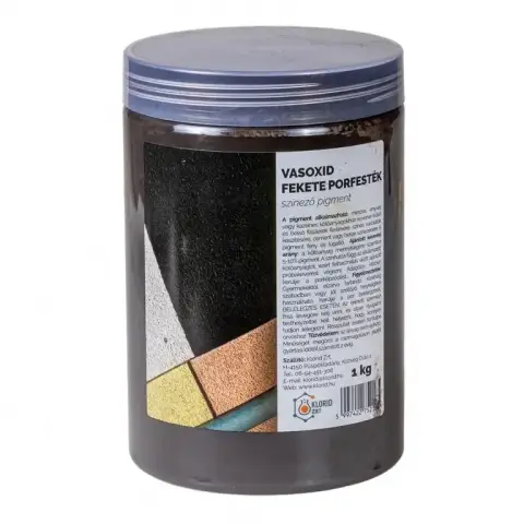 Vasoxid fekete porfesték (színező pigment) 1 kg