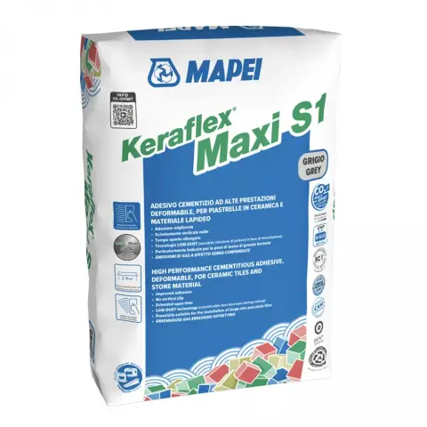 Mapei Keraflex Maxi S1 cementkötésű ragasztó 25 kg