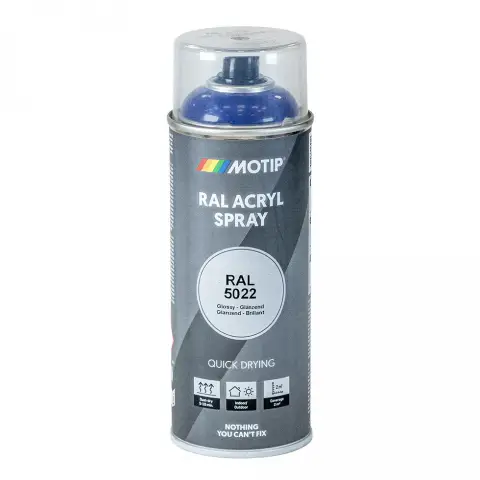 Motip ipari festék spray RAL5022 éjkék 400 ml