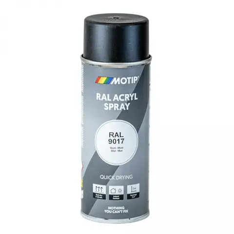 Motip ipari festék spray RAL9017 közlekedési fekete 400 ml