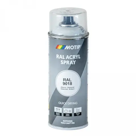 Motip ipari festék spray RAL9018 papírfehér 400 ml