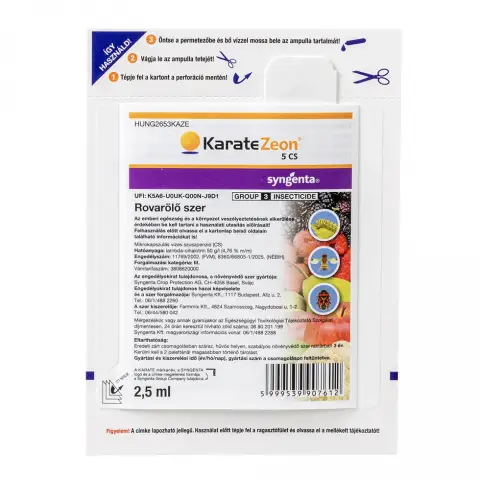 KARATE ZEON 5 CS AMP. 2.5ML KAT.III.
