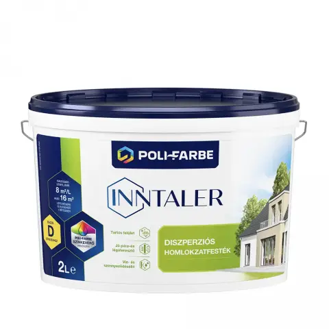 Inntaler diszperziós homlokzatfesték fehér 2 l