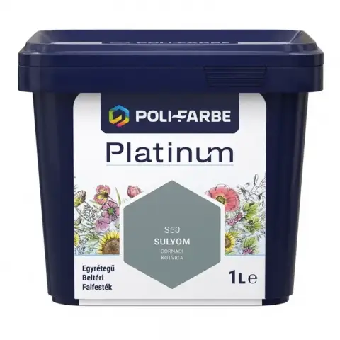 Platinum egyrétegű beltéri falfesték sulyom 1 l