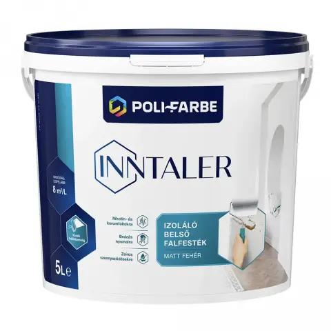 Inntaler izoláló belső falfesték fehér 5 l