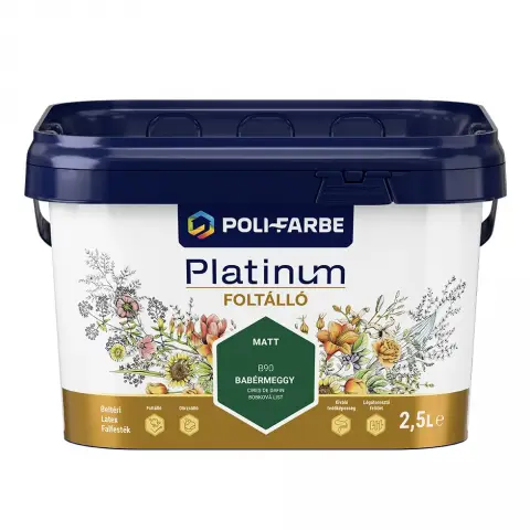 Platinum Foltálló falfesték babérmeggy 2,5 l