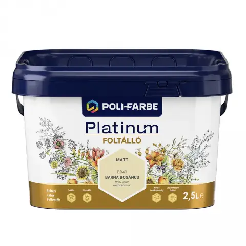 Platinum Foltálló falfesték barna bogáncs 2,5 l