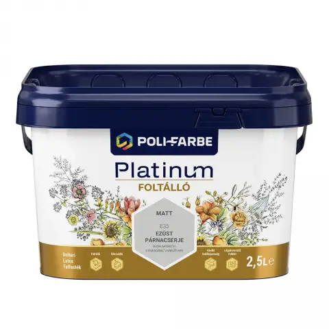 Platinum Foltálló falfesték ezüst párnacserje 2,5 l