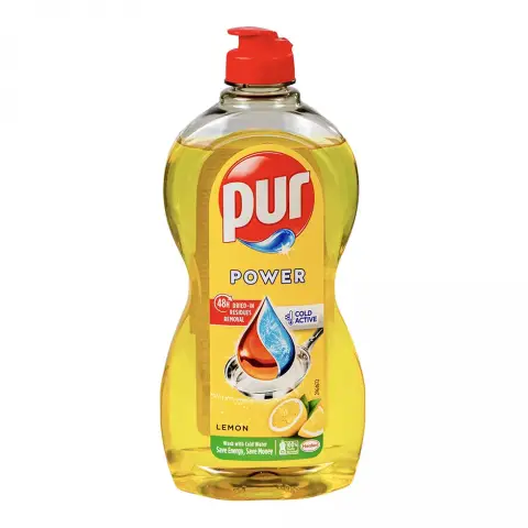 Pur Power kézi mosogatószer Lemon 450 ml