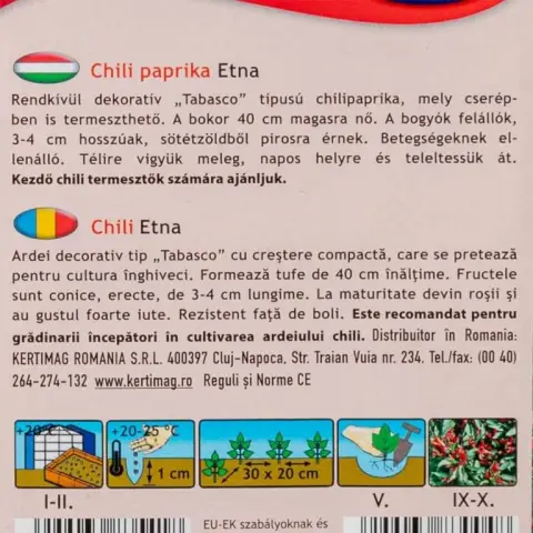 Rédei chilipaprika Etna