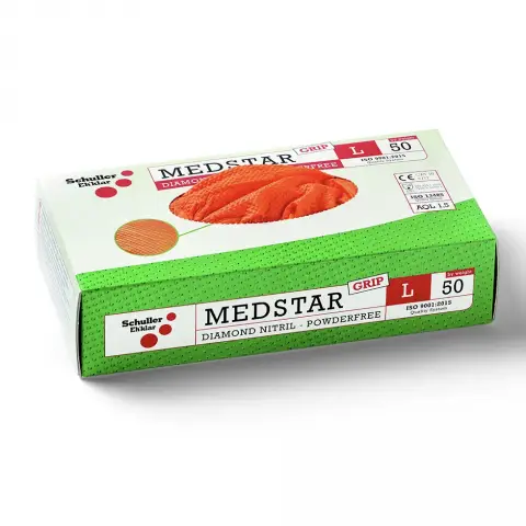 Schuller MEDSTAR GRIP egyszer használatos nitril kesztyű 50 db