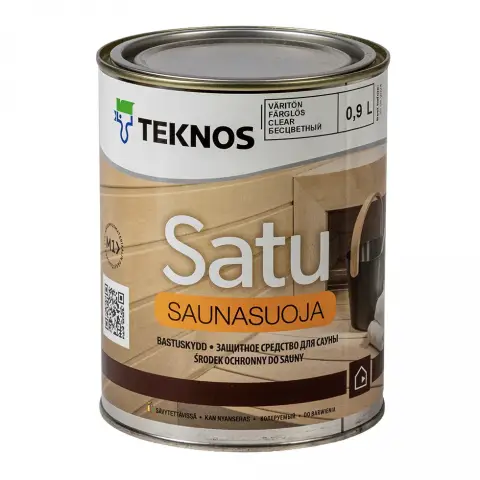 Teknos Satu Saunasuoja szaunavédő bevonat 0,9 l