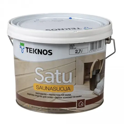 Teknos Satu Saunasuoja szaunavédő bevonat 2,7 l